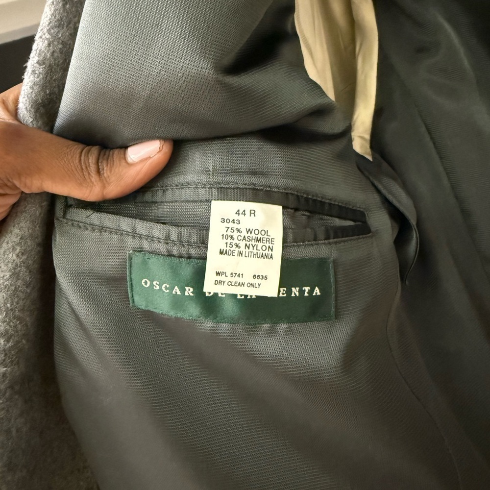 Oscar de la Renta Wool Sport  Blazer Size 44D - Picture 5 of 5
